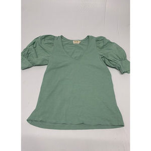 Nation Los Angeles Blouse 3/4 sleeveless Green XS Women's A89